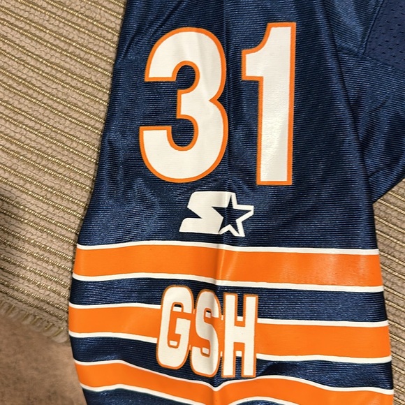 Chicago Bears Rashaan Salaam jersey. Size XL 52. Navy - Picture 3 of 4